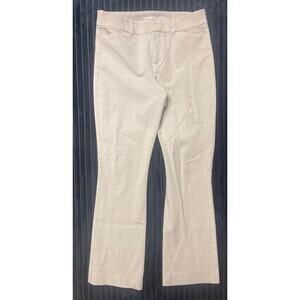 Old Navy Women's High Rise Flare Pants Sz 6 Nude Secret Smooth Pockets